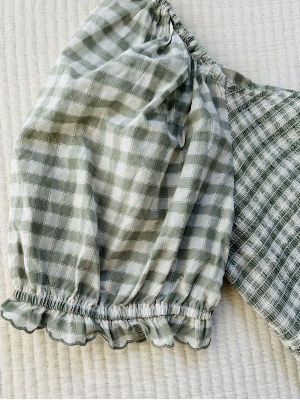 Universal Thread Gingham Puff Sleeve Dress - Picture 12 of 14